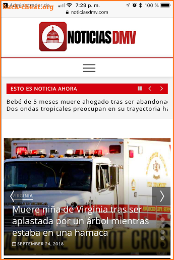 NOTICIAS DMV screenshot