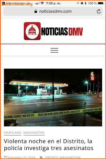 NOTICIAS DMV screenshot