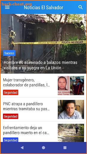 Noticias El Salvador screenshot