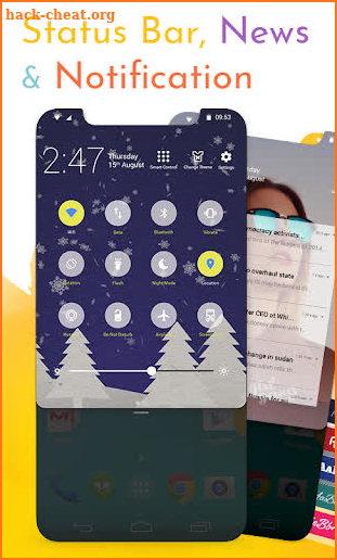Notification Bar Customization -Status Bar Changer screenshot
