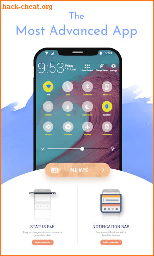 Notification Bar Customization -Status Bar Changer screenshot