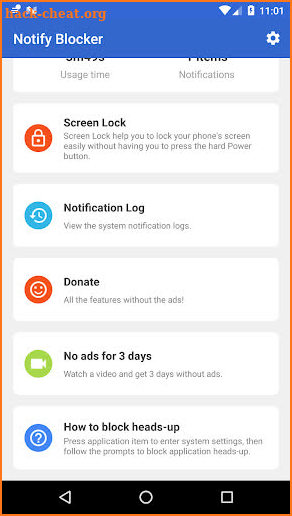 Notification Cleaner & Blocker & Screen Lock screenshot