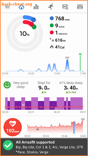 Notify & Fitness for Amazfit screenshot