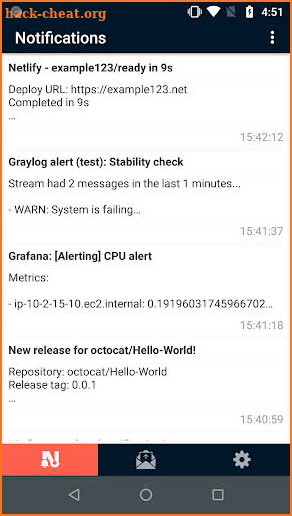 Notify17 screenshot