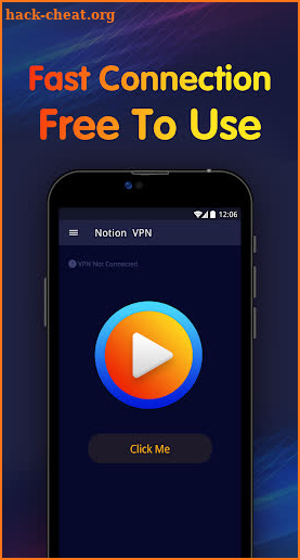 Notion VPN screenshot