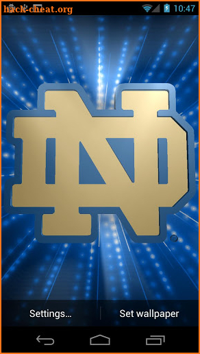 Notre Dame Irish Live WPs screenshot