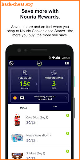 Nouria Rewards screenshot