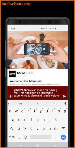 NOVA Network screenshot