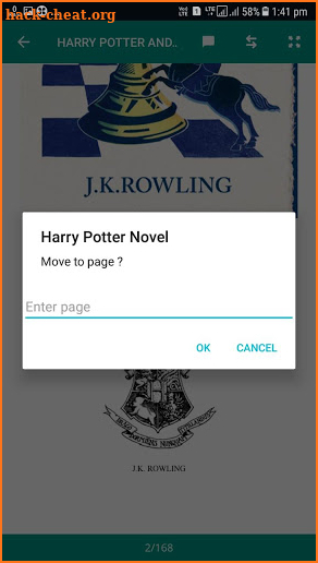 Novel - Harry Potter screenshot