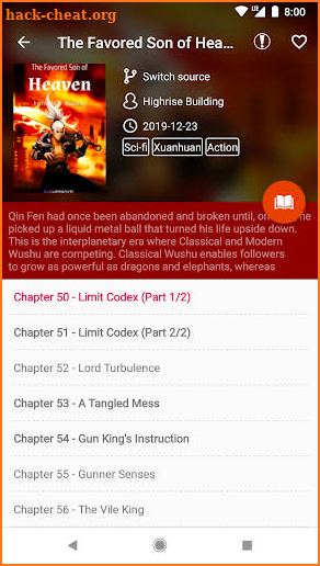 Novel Master - Free book reader screenshot