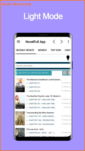 NovelFull App screenshot