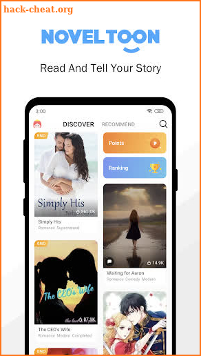 NovelToon - Read and Tell Stories screenshot