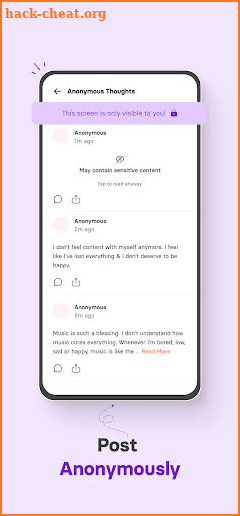 Now&Me: Vent & Express Anonymously screenshot