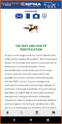 NPMA Field Guide PRO screenshot