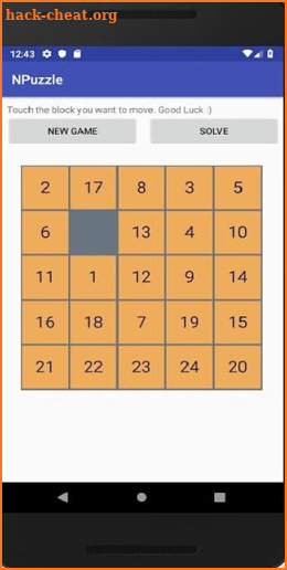 NPuzzle Game screenshot