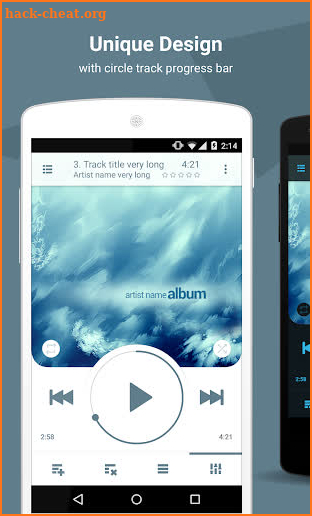 NRG Player music player screenshot