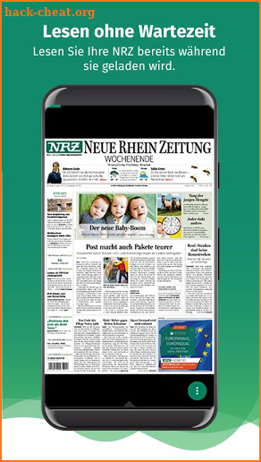 NRZ ZEITUNG DIGITAL screenshot