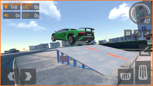 NS Burnout race game screenshot