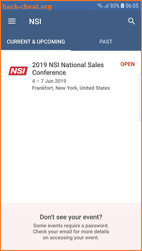 NSI National Sales Conference screenshot