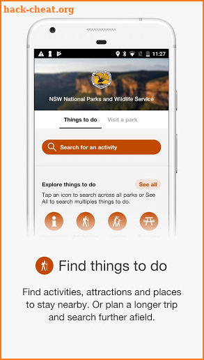 NSW National Parks screenshot