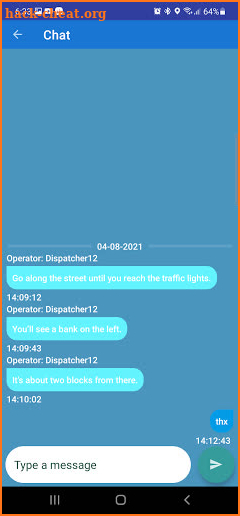 NTS Driver terminal screenshot