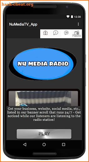 Nu Media TV APP screenshot