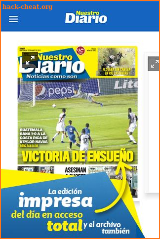 Nuestro Diario App screenshot