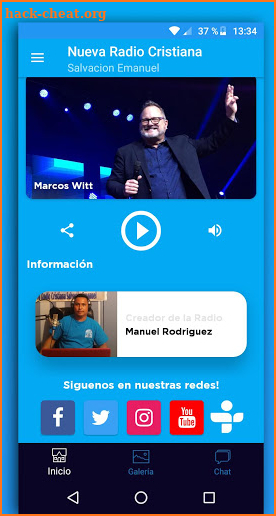 Nueva Radio Cristiana Salvación Emanuel screenshot