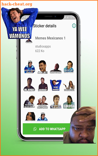 Nuevos Stickers Graciosos Memes Mexico 2020 screenshot