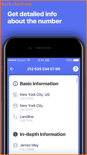 Number Finder : get caller ID screenshot