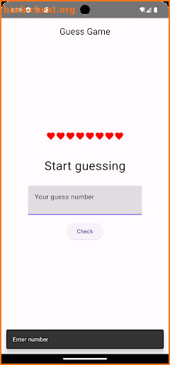 Number Guessing screenshot