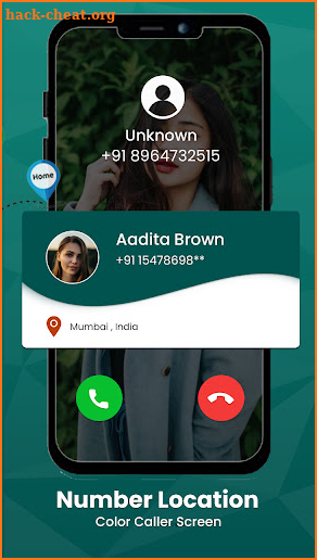 Number Location, Caller Screen screenshot