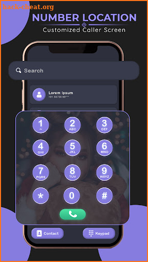 Number Location Caller Screen screenshot