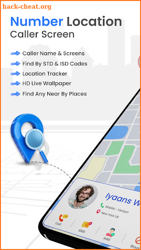 Number Location Caller Screen screenshot