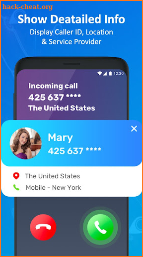 Number Location - Personalized Caller Screen ID screenshot