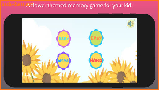 Number of Flowers : Kids Memory Game screenshot