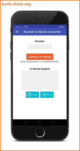 Number to Words Converter screenshot