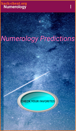 Numerology / Name Number Calculator screenshot