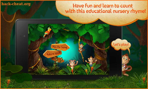 Nursery rhymes: 5 Monkeys HD screenshot