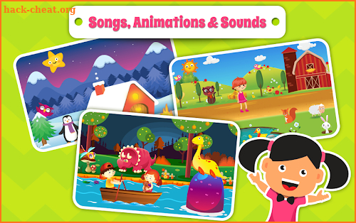 Nursery Rhymes Songs & Kids Puzzle Games Free screenshot