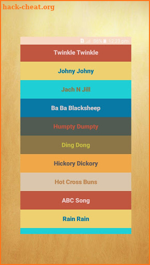 Nursery Rhymes Songs - Free Rhymes screenshot