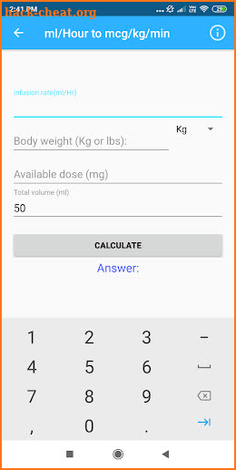 Nursing Calculator Pro (Ad free) screenshot