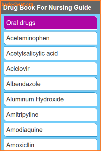 Nursing Guide Drug Book - 2018 screenshot