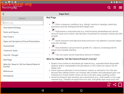 Nursing Reference Center Plus screenshot