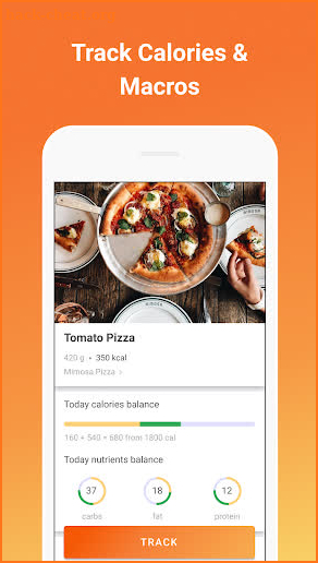 Nutritionista - Calorie Counter & Food Tracker screenshot