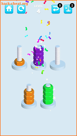 Nuts And Bolts Sort screenshot