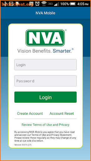 NVA Vision Benefits Member App screenshot