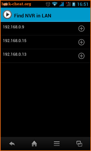 NVR Software Mobile Client screenshot