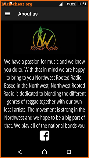 NWRootedRadio screenshot