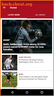 NWSL screenshot